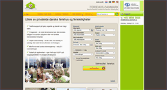 Desktop Screenshot of feriehus-danmark.no