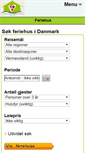 Mobile Screenshot of feriehus-danmark.no